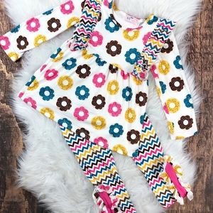 Pete+Lucy Girl Donuts Pant Set